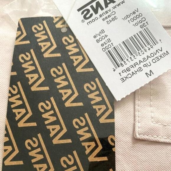 💖MEGA SALE💖Vans Mixed UP Shacke Pure Pink Cotton VN0A5ARF9P1 Women Jacket Logo - Picture 5 of 6